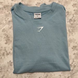 Gymshark T shirt GS Power Oversized T-Shirt - Iceberg Blue